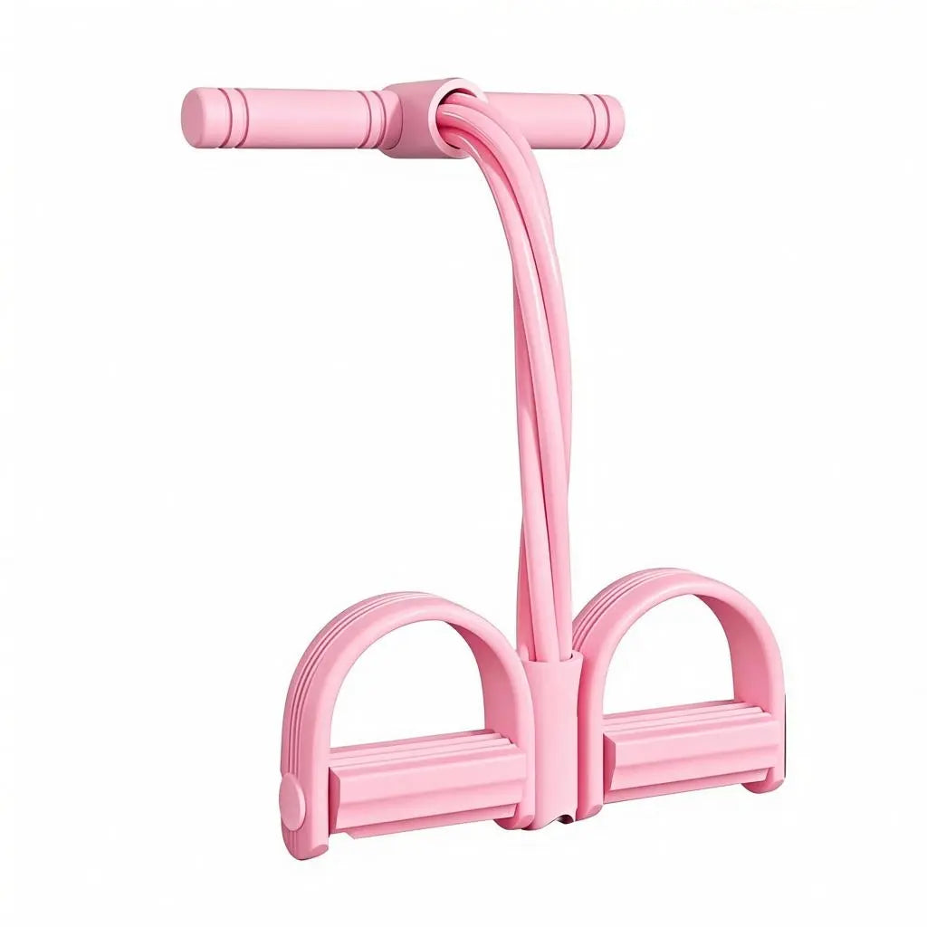 Multi-Functional Pedal Resistance Band Trainer – Portable Foot Pedal Fitness Equipment Home Gym Full Body Workout Machine, Exercise Sit-Ups, Yoga, Abdominal Training