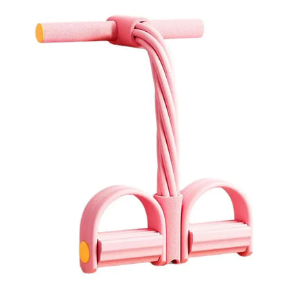 Multi-Functional Pedal Resistance Band Trainer – Portable Foot Pedal Fitness Equipment Home Gym Full Body Workout Machine, Exercise Sit-Ups, Yoga, Abdominal Training