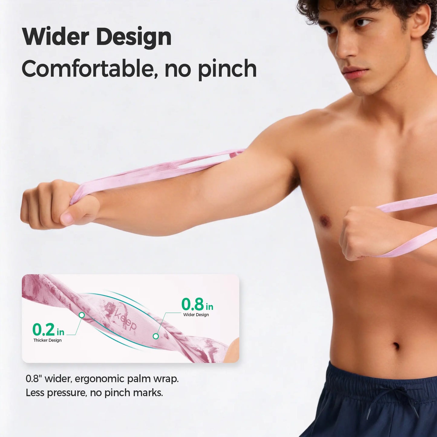Adjustable Resistance Bands for Strength Training (30-100 lbs) - Home Workouts, Physical Therapy, and Muscle Recovery for Men and Women